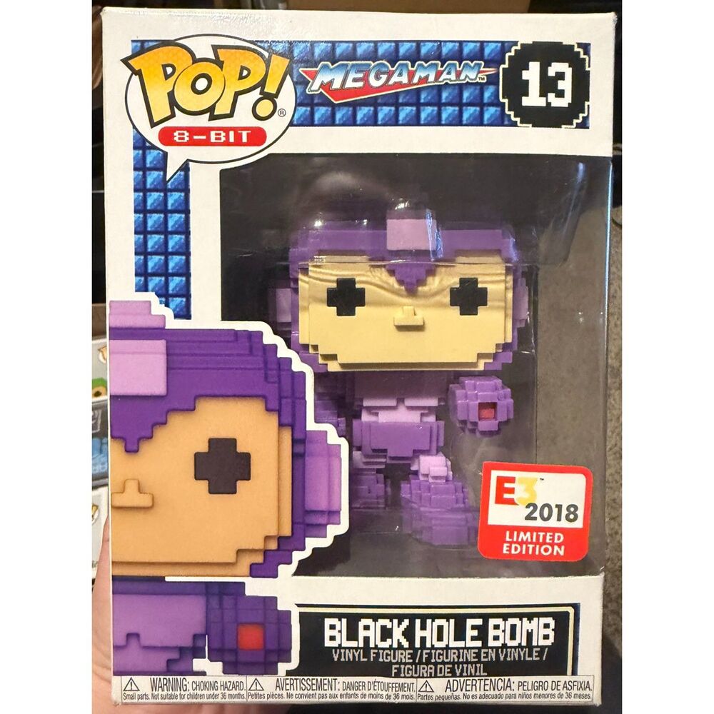 #273 - Funko Pop! 8-Bit Mega Man Black Hole Bomb #13 E3 Limited Edition Vaulted